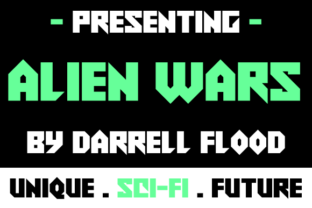 Alien Wars: A Bold Font for Sci-Fi and Space Adventures