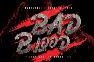Bad Blood: A Bold Brush Font for the Modern Designer