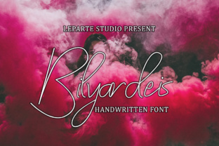Bilyardeis: An Elegant Handwritten Font for Versatile Design Projects