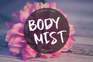 Body Mist: A Versatile Brush Font for Creative Expression