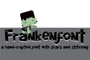 Frankenfont: A Bold and Unique Typeface for Creative Expression