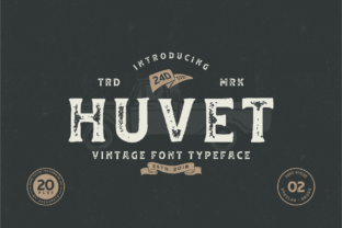 Huvet: A Bold Typography Choice