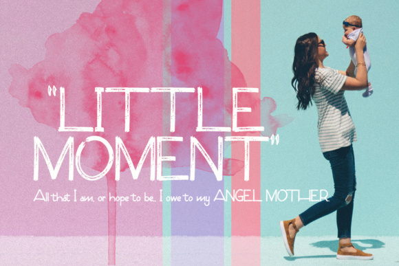 Little Moment: A Sporty Font for Creative Expression