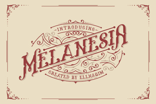 Melanesia: A Stylish Display Font for Modern Design