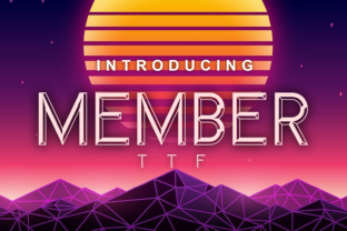 Member 3D Font for Creative Projects