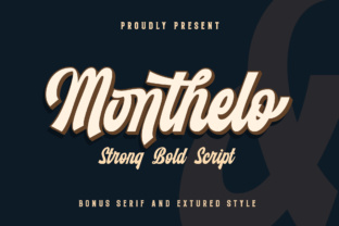 Monthelo: A Bold Script for Impactful Design