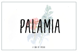 Palamia: A Bold Font for Impactful Design