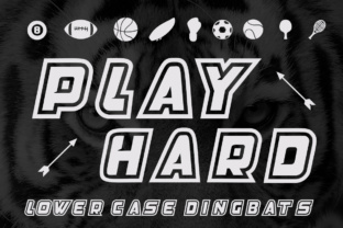Play Hard: A Sportive Font for Dynamic Designs