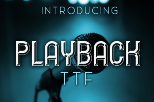 Playback: A 3D Retro Font for Creative Expression