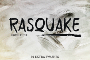 Rasquake: A Bold Font for Dynamic Design