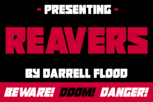 Reavers: The Bold, Angular Font for a Futuristic Vision