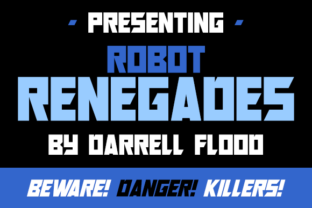 Robot Renegades: A Bold Font for the Future of Design