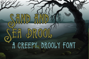 Sand and Sea Drool: A Serif Font with a Dripping Personality