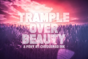 Trample Over Beauty: A Bold Font for Impactful Design