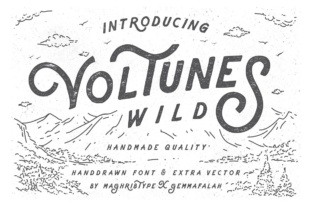 Voltunes: A Vintage Hand Lettered Font for Timeless Design