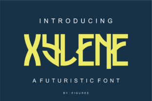 Xylene: A Futuristic Font with Bold Design